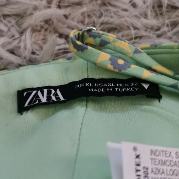 Zara Pastel Floral Printed Bustier Corset Inspired Tank Crop Top - Picture 6 of 6